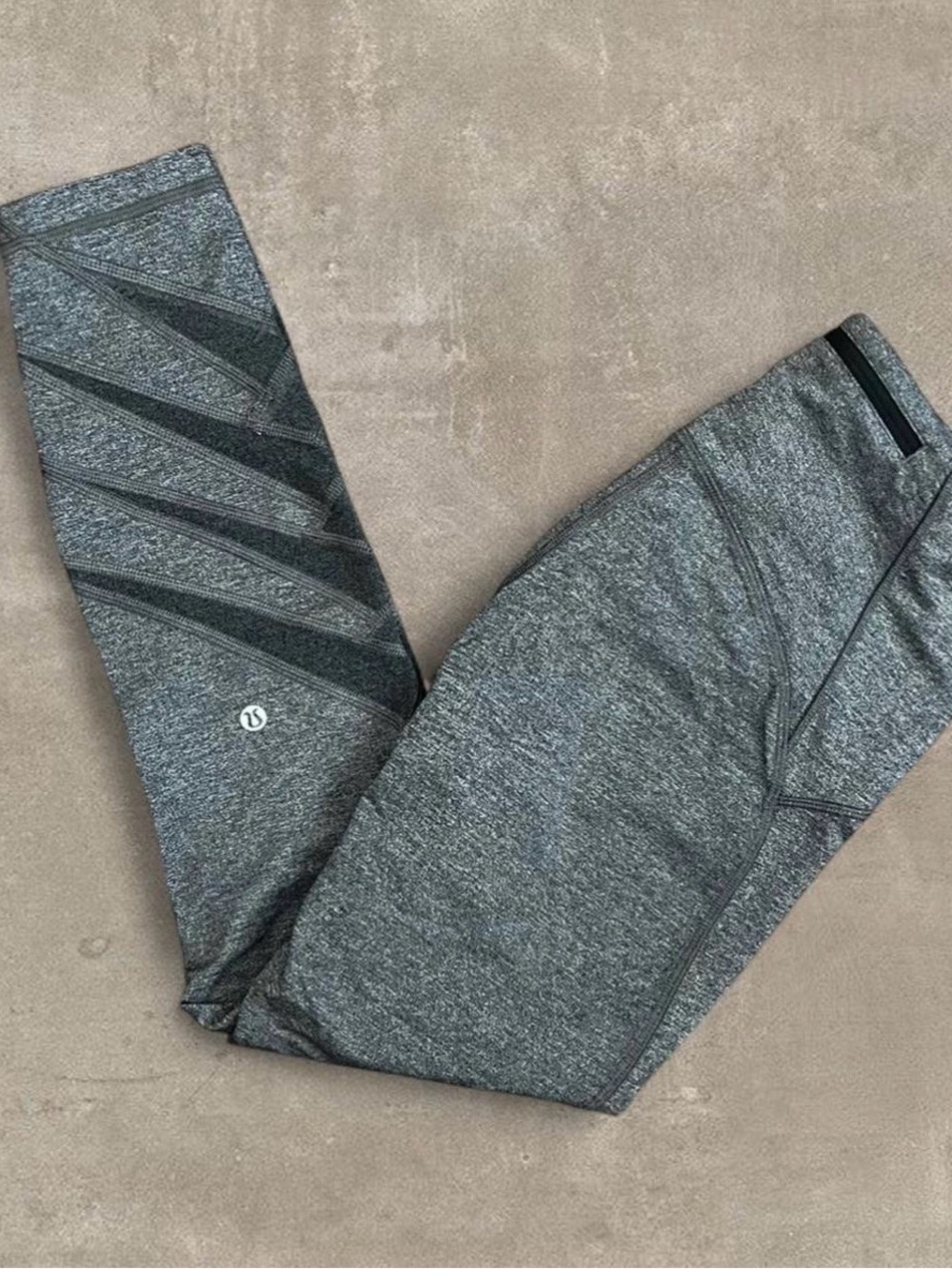 lululemon Heathered Gray Performance Leggings